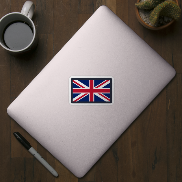 Union Jack - Punk Rock Jacket Button by WriterCentral